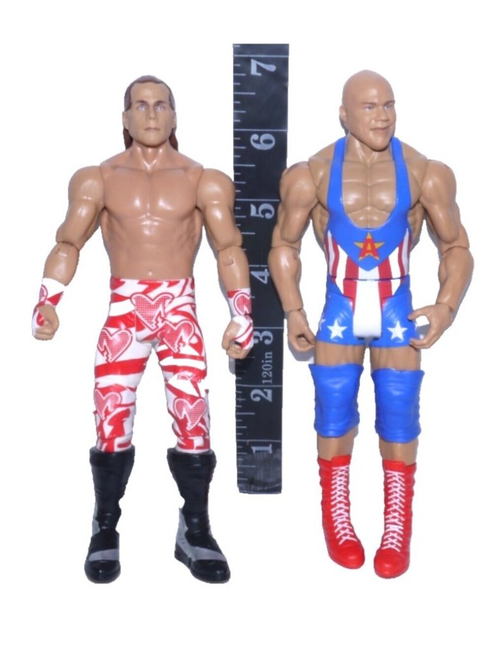 WWE set of two action figures 2017 Mattel, as pictured